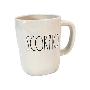 Rae Dunn 'Off White' "SCORPIO" Ceramic Mug - Artisan Collection by MAGNETA